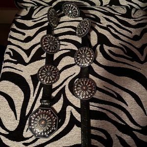 Genuine leather western belt